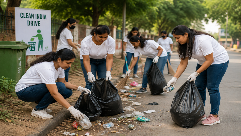 Stree Welfare Foundation Conducts Clean India Drive to Promote Hygiene & Environmental Awareness